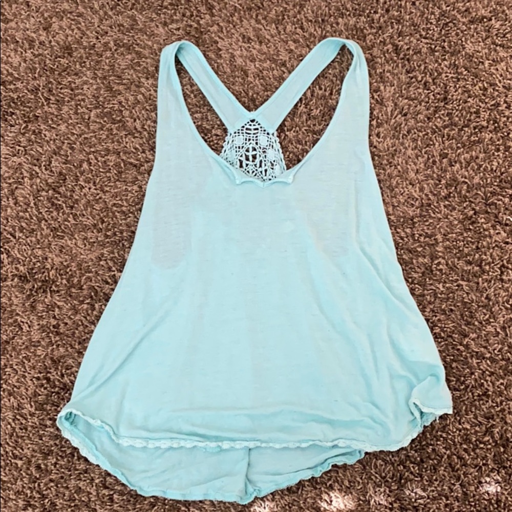 Teal tank top